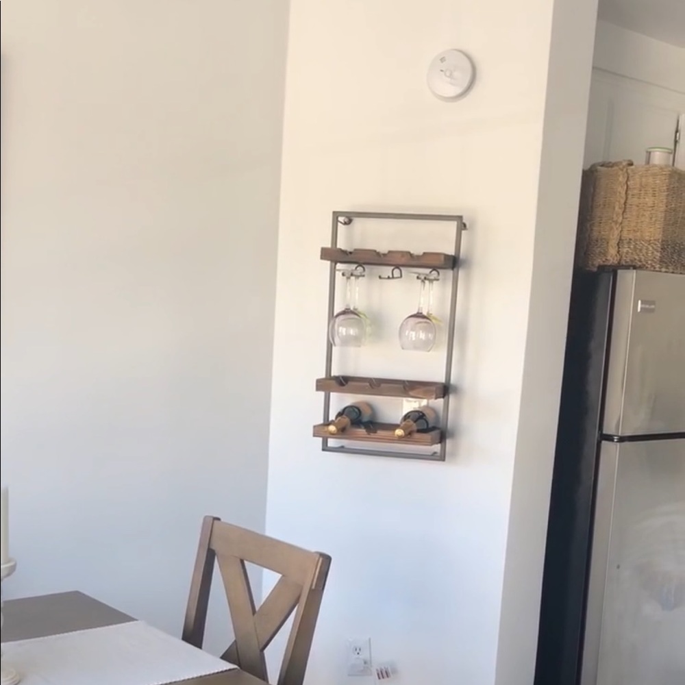Hanging wine rack
